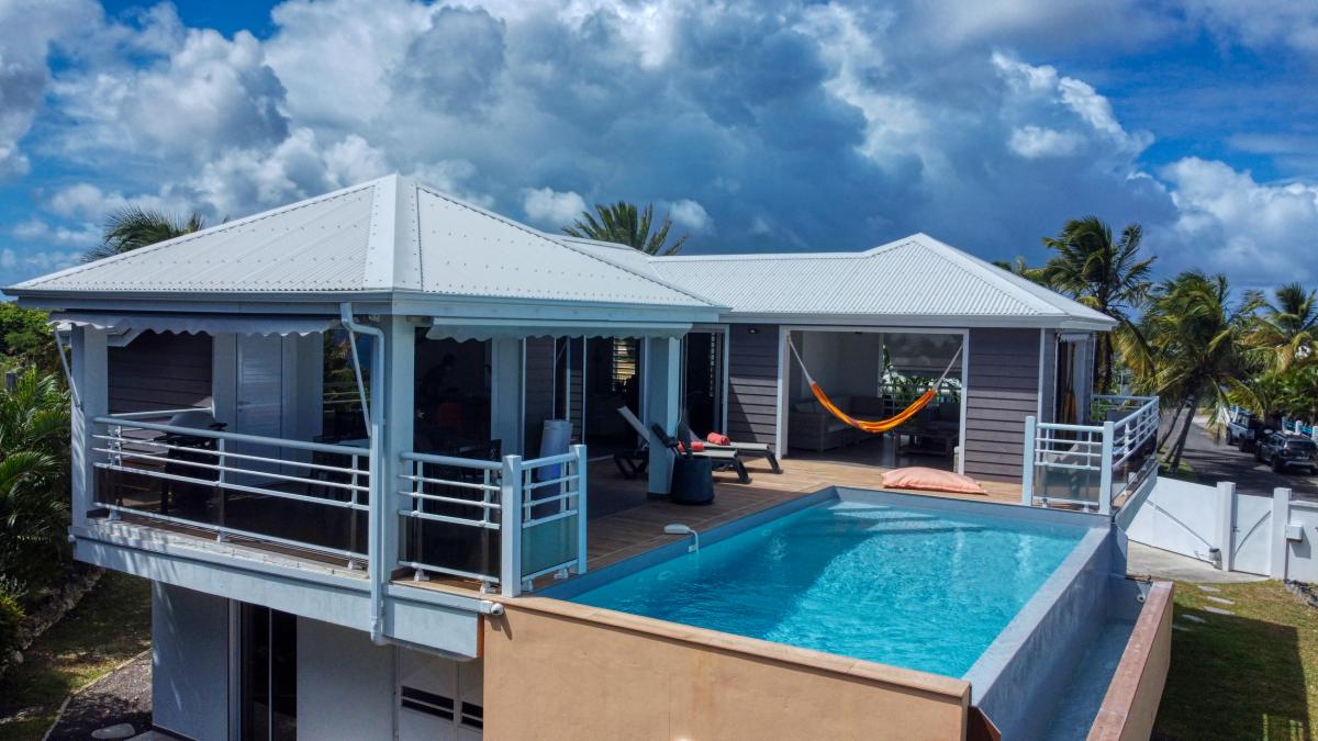 A louer villa 3 chambres Saint François Guadeloupe_ Vue d'ensemble 