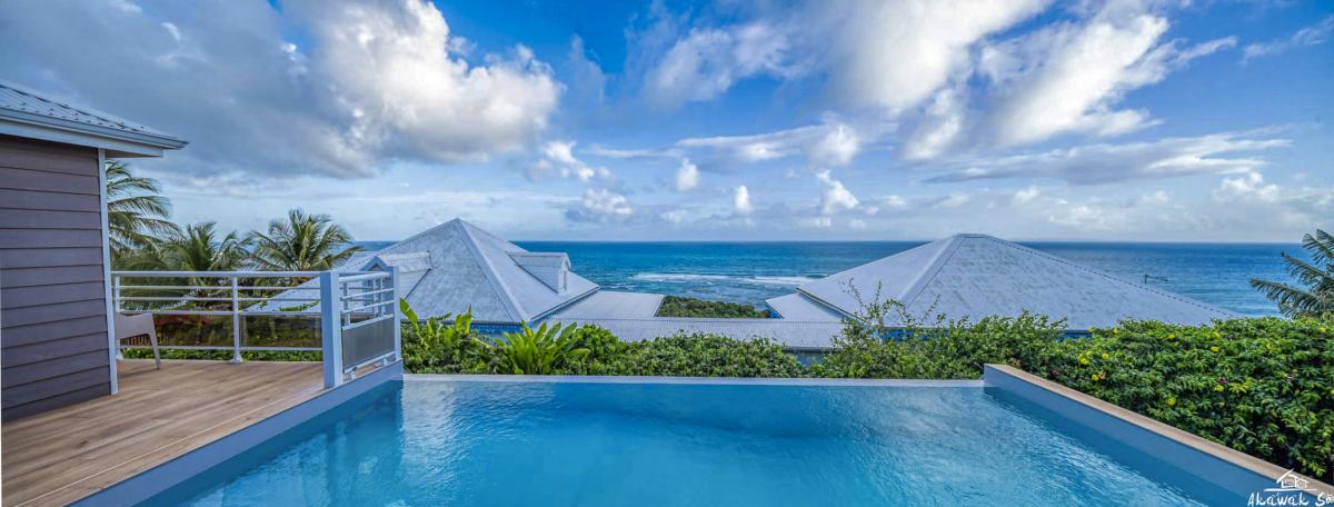 A louer villa 3 chambres Saint François Guadeloupe_ Vue Mer