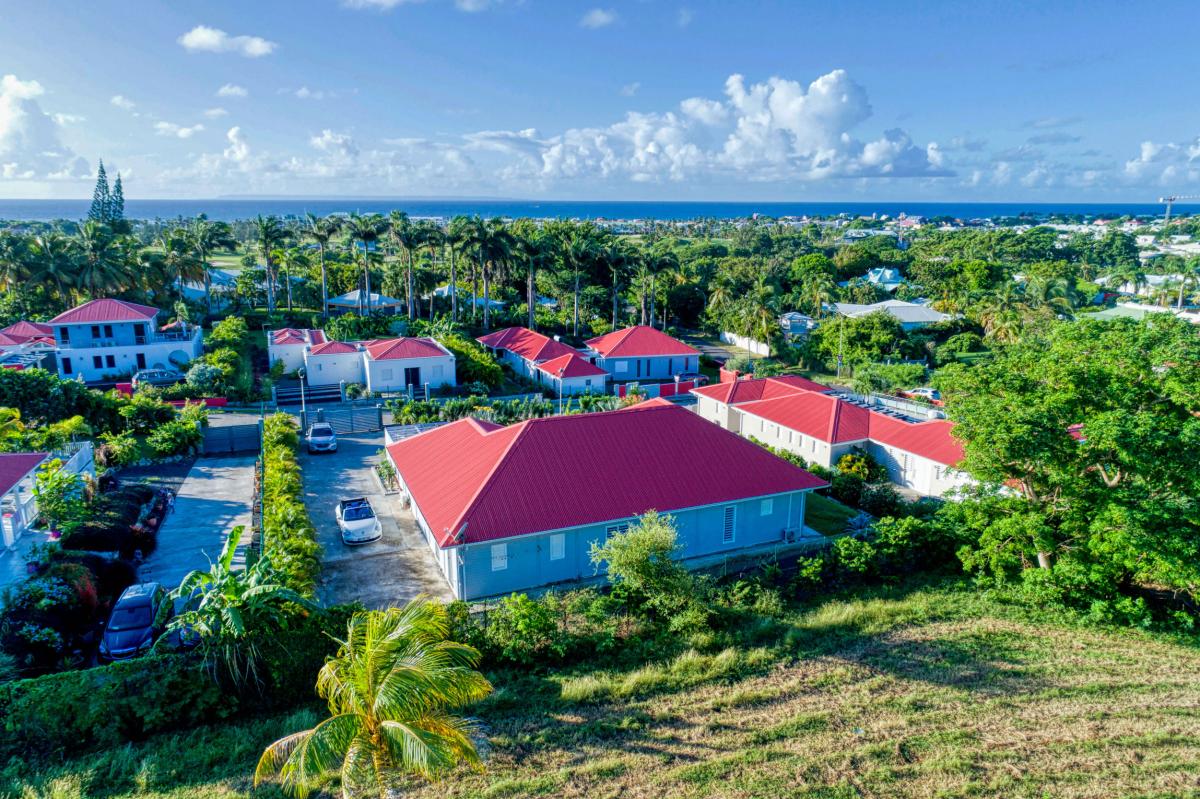 Villa de standing à louer en Guadeloupe - Vue aérienne