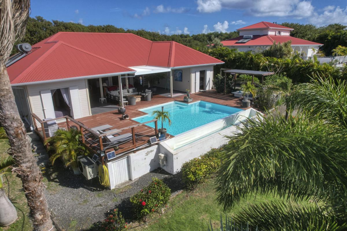 45.Location Villa piscine vue mer Saint François Guadeloupe_vue ensemble