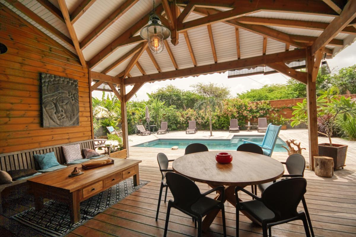 A louer villa 3 chambres pour 6 personnes avec piscine à Saint François en Guadeloupe