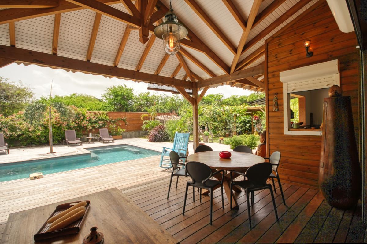 A louer villa 3 chambres pour 6 personnes avec piscine à Saint François en Guadeloupe