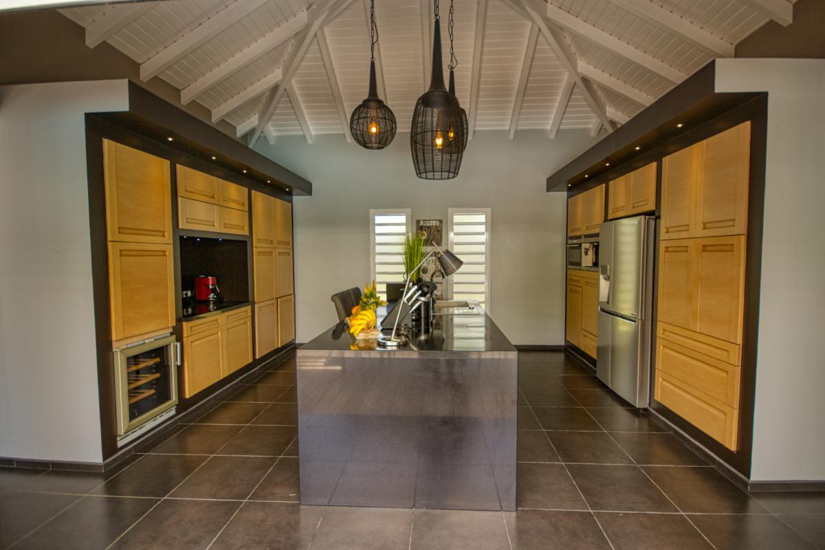 A la location villa 3 chambres pour 10 personnes avec piscine à St François en Guadeloupe