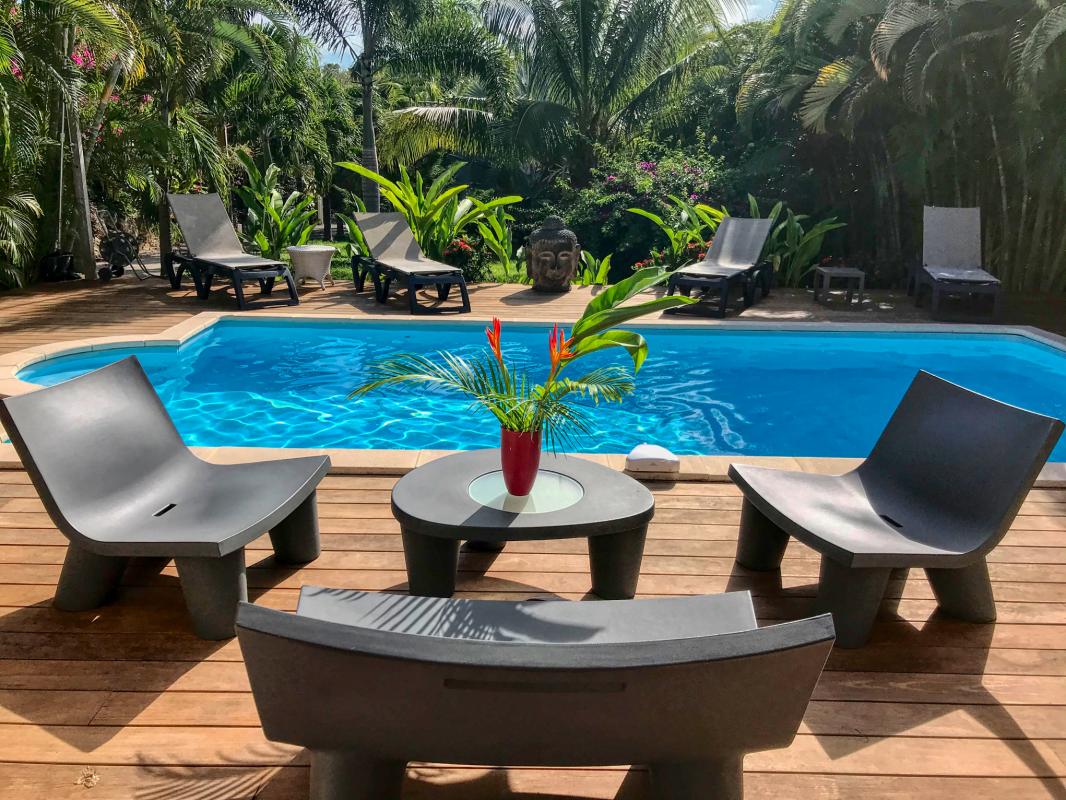 Rental villa with swimming pool - the swimming pool