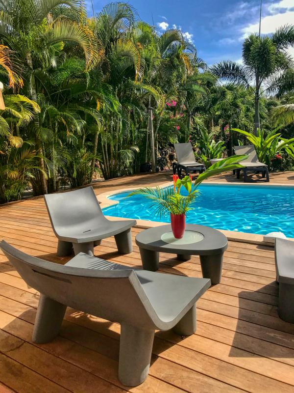 Location villa de standing en Guadeloupe St François avec piscine et jacuzzi 3 chambres pour 6 personnes