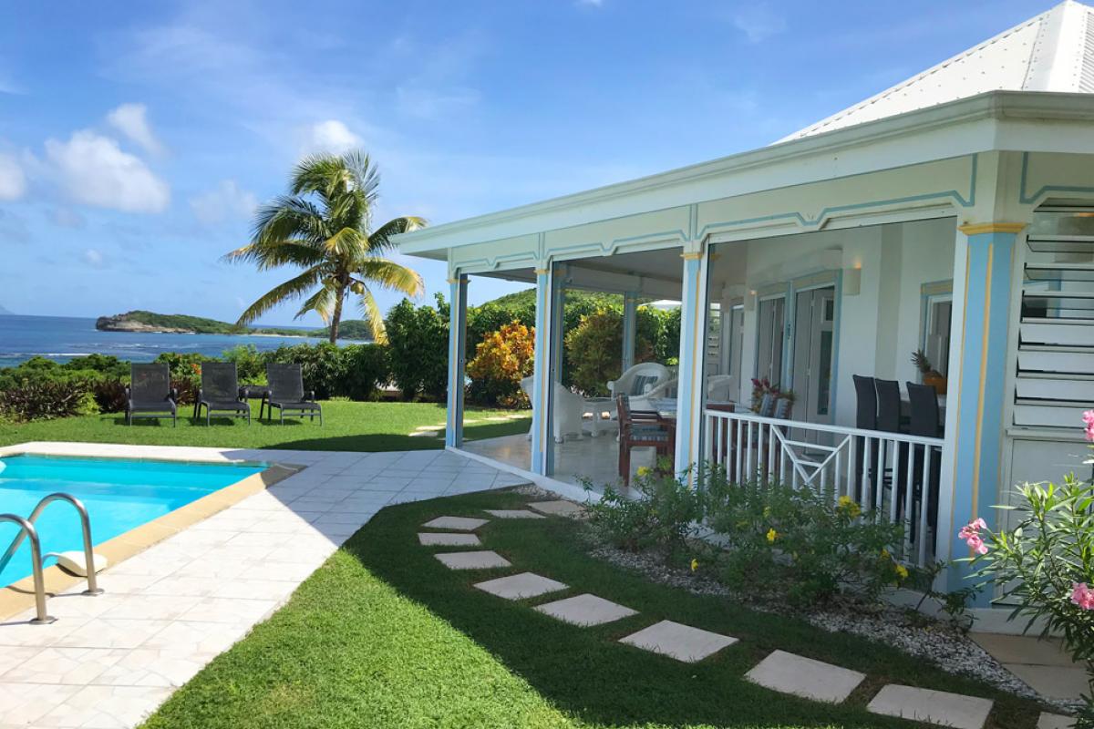 A louer villa piscine vue mer Guadeloupe - Vue d'ensemble
