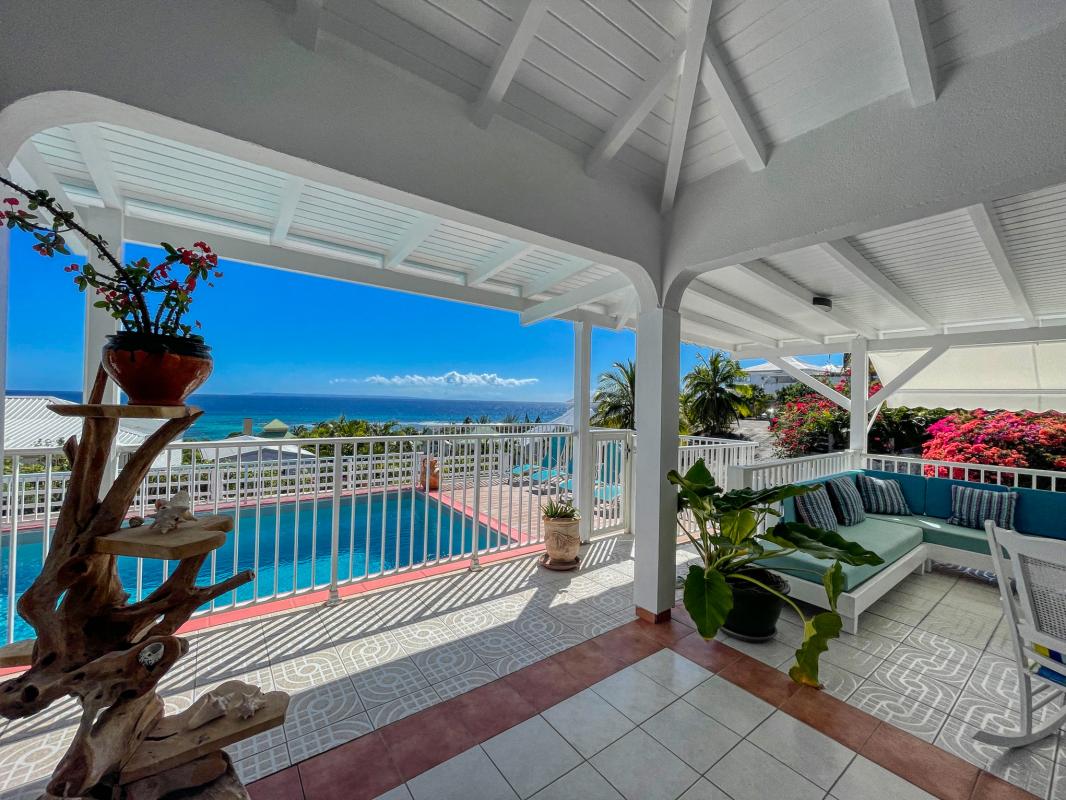 Villa à louer piscine vue mer en Guadeloupe - 