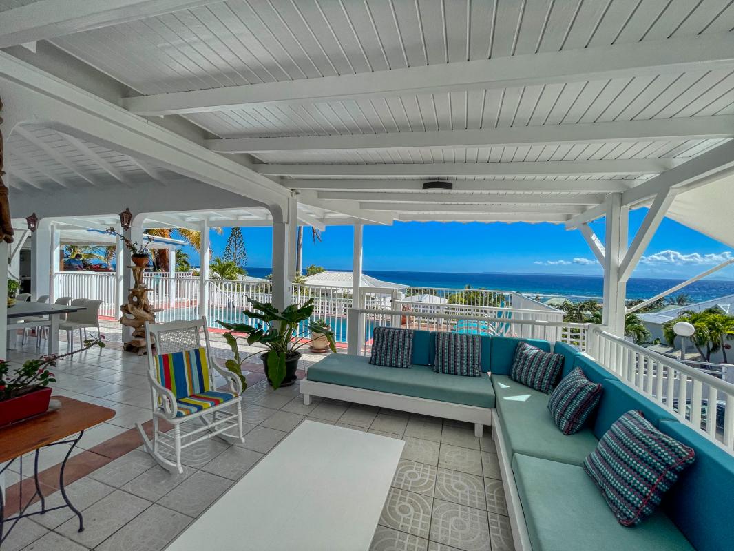 Villa à louer piscine vue mer en Guadeloupe - 