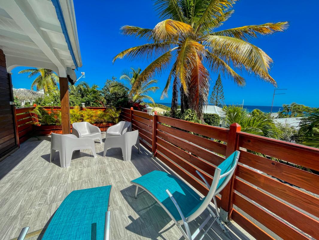 Villa à louer piscine vue mer en Guadeloupe - 