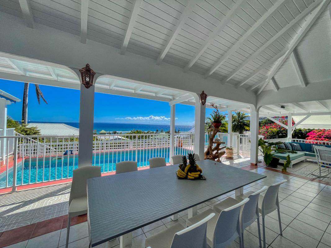 Villa à louer piscine vue mer en Guadeloupe - 