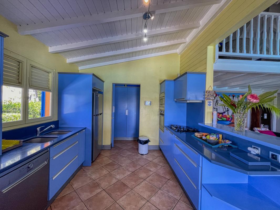 A louer villa Guadeloupe sainte rose - villa 4 chambres 8 personnes vue mer et piscine