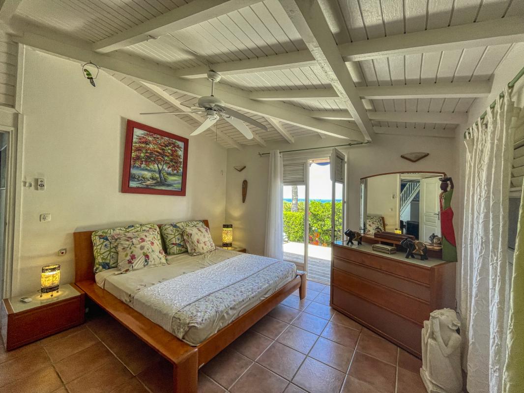 A louer villa Guadeloupe sainte rose - villa 4 chambres 8 personnes vue mer et piscine
