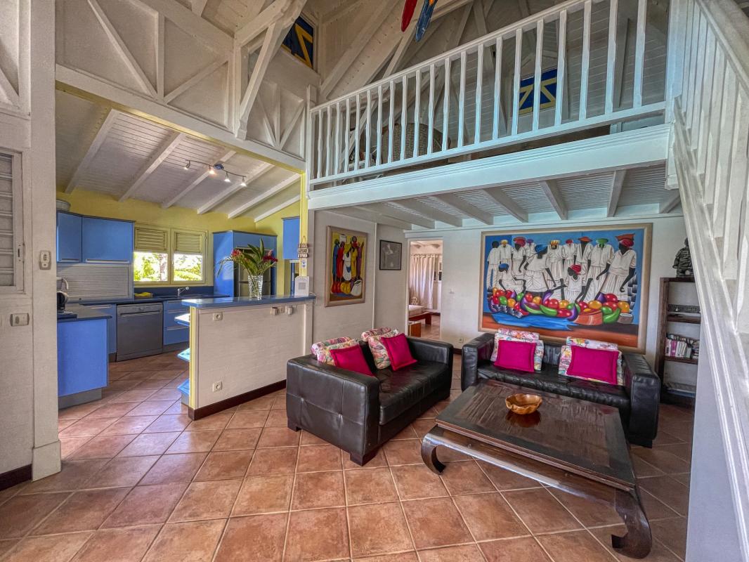 A louer villa Guadeloupe sainte rose - villa 4 chambres 8 personnes vue mer et piscine