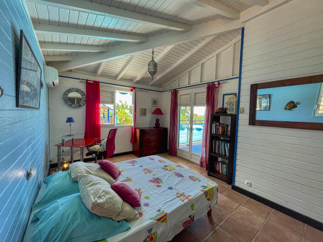 A louer villa Guadeloupe sainte rose - villa 4 chambres 8 personnes vue mer et piscine