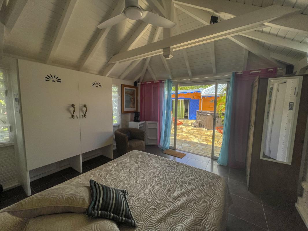 A louer villa Guadeloupe sainte rose - villa 4 chambres 8 personnes vue mer et piscine