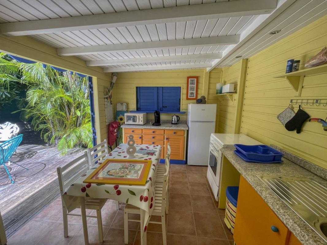 A louer villa Guadeloupe sainte rose - villa 4 chambres 8 personnes vue mer et piscine