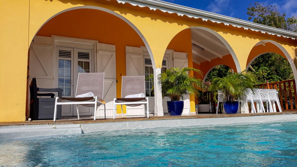 Location villa Trois Rivières pour 8 personnes avec piscine