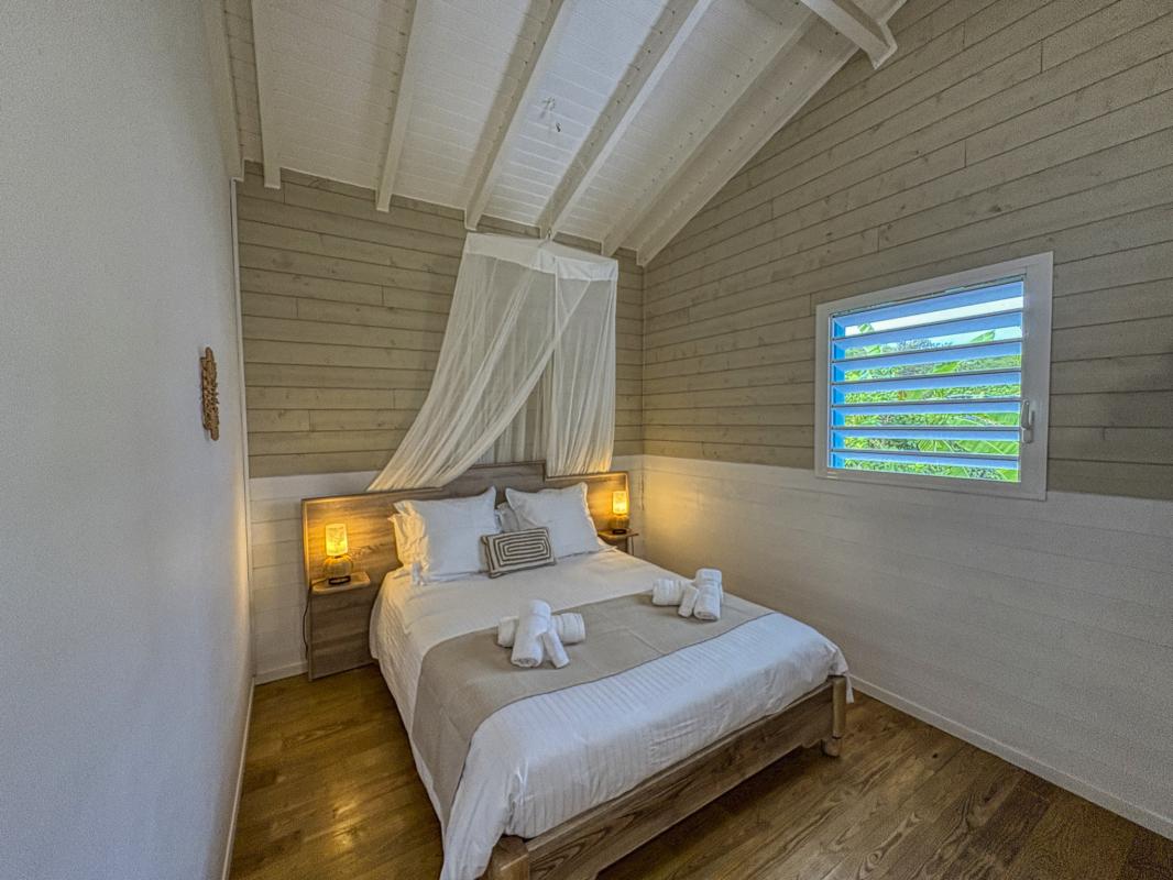 Location villa piscine vue mer Vieux Habitants Guadeloupe_Espace nuit