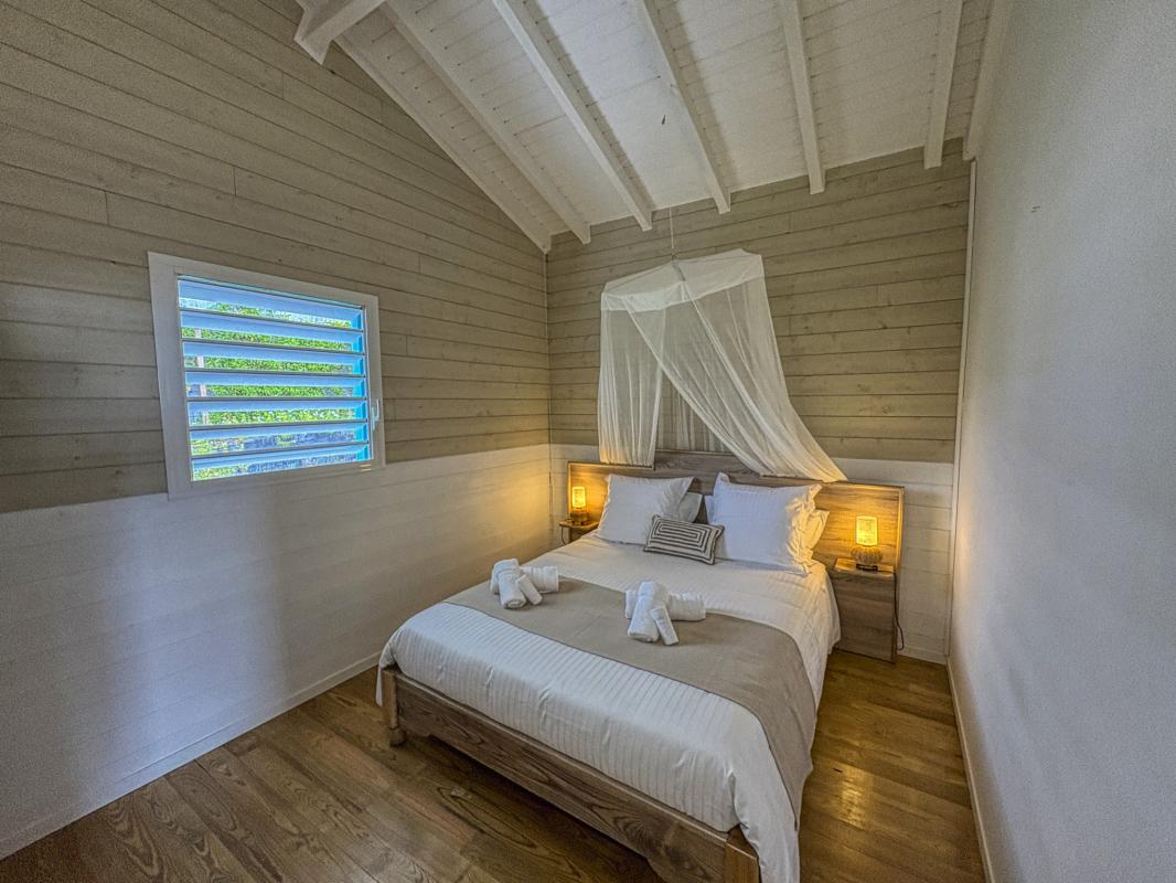 Location villa piscine vue mer Vieux Habitants Guadeloupe_Espace nuit