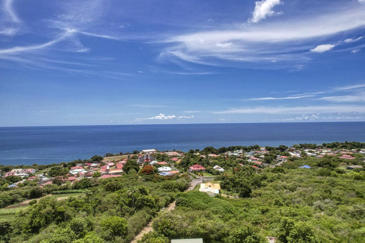 Location villa piscine vue mer Vieux Habitants Guadeloupe_Vue du ciel