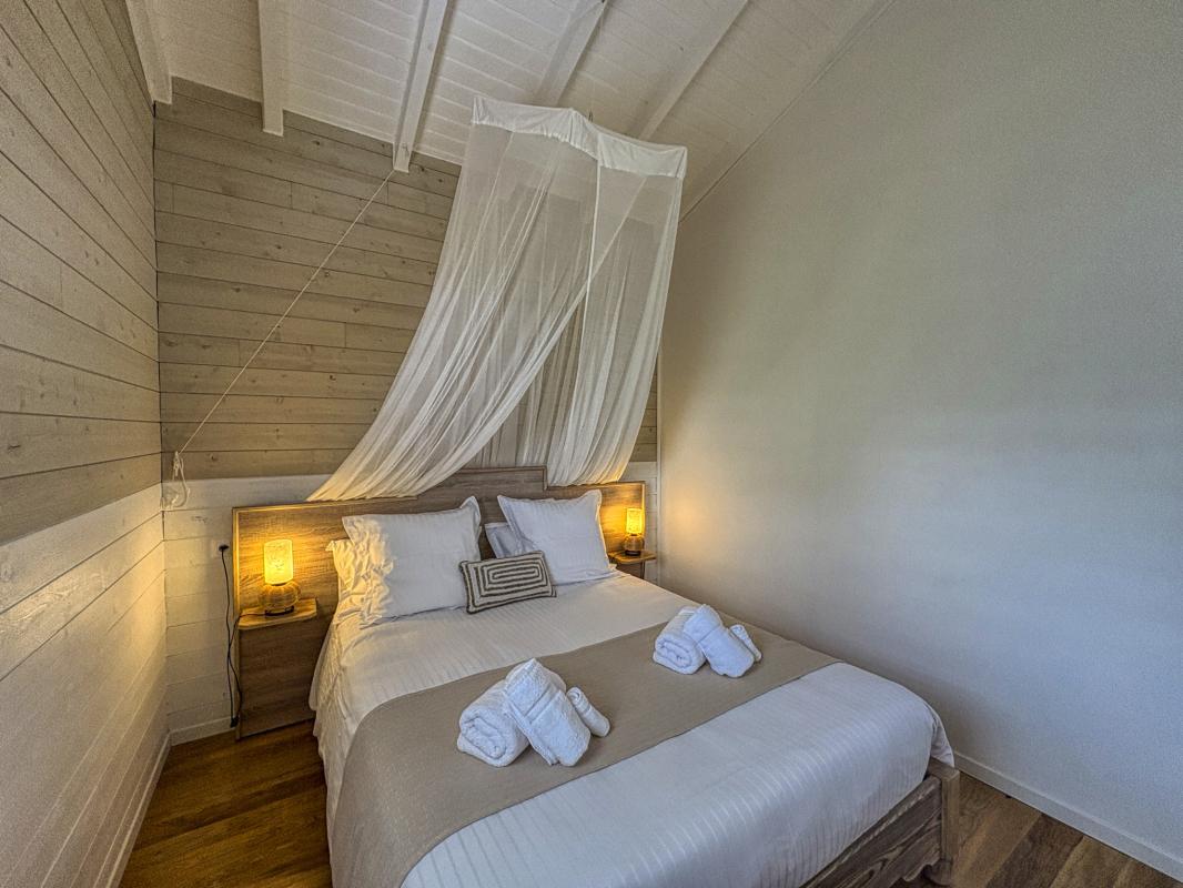 Location villa piscine vue mer Vieux Habitants Guadeloupe_Espace nuit