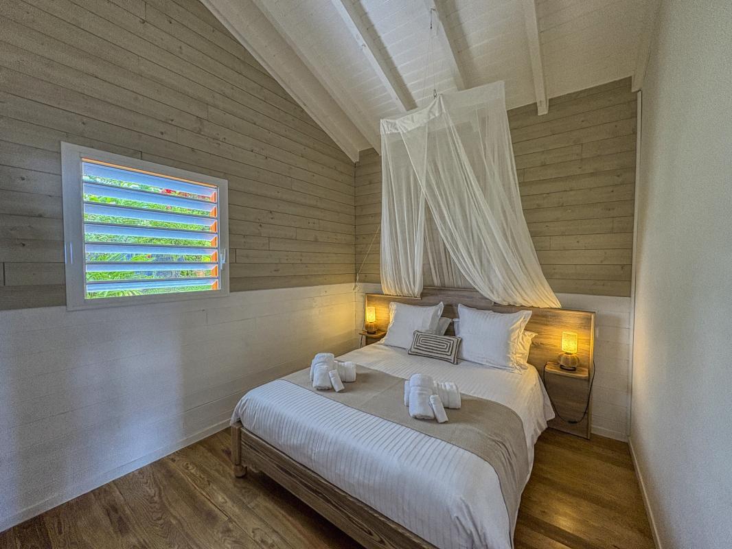 Location villa piscine vue mer Vieux Habitants Guadeloupe_Espace nuit