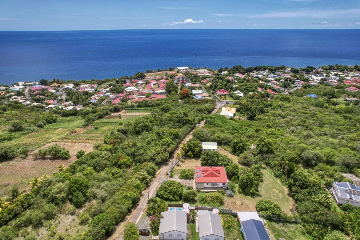 Location villa piscine vue mer Vieux Habitants Guadeloupe_Vue du ciel