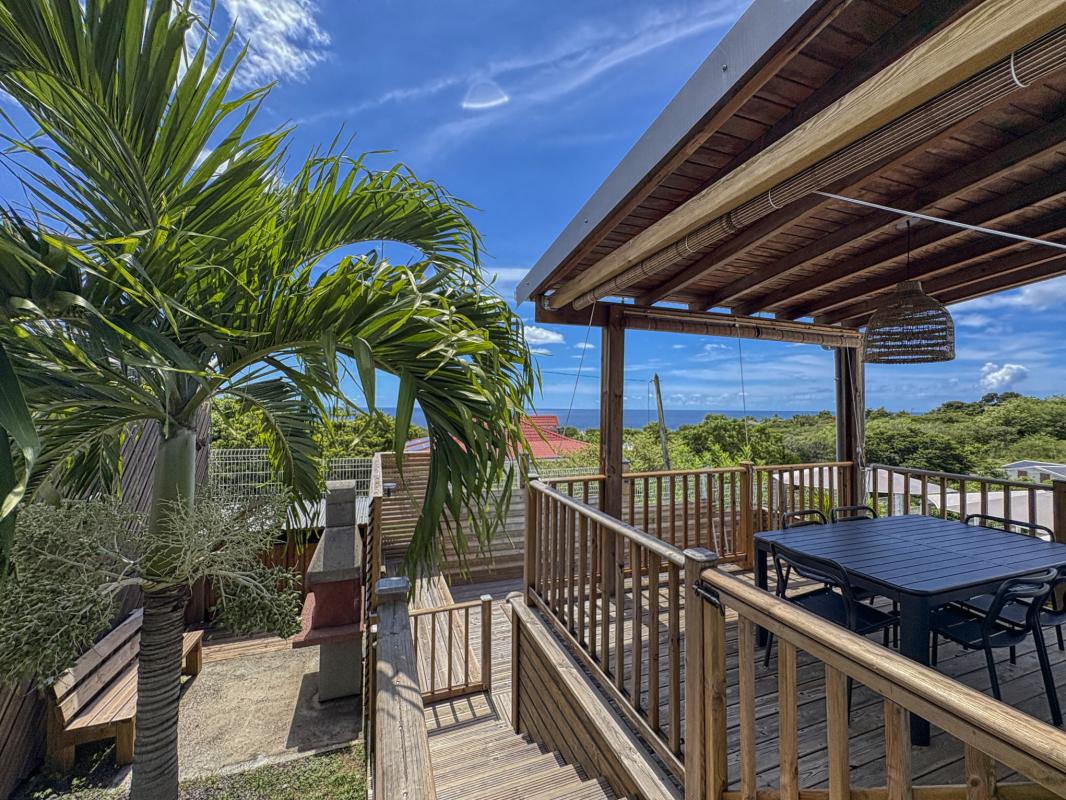 Location villa piscine vue mer Vieux Habitants Guadeloupe_Vue mer