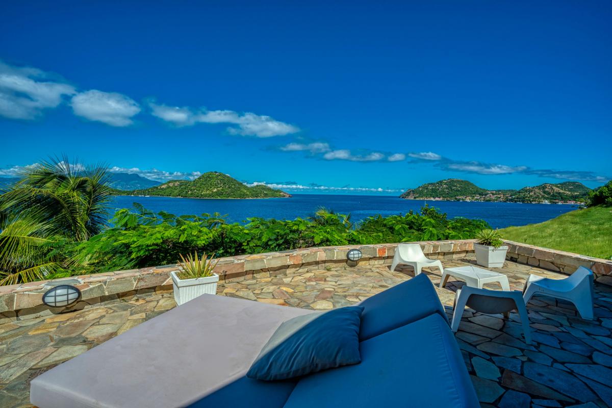 Location villa vue mer aux Saintes Guadeloupe-terrasse-2