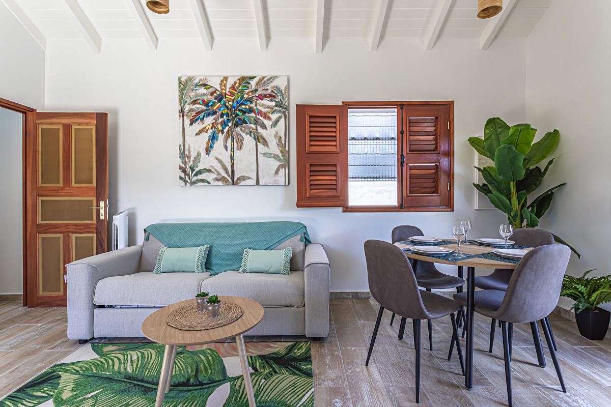 Location bungalow marie galante capesterre guadeloupe - 1 chambre 2 personnes et jacuzzi