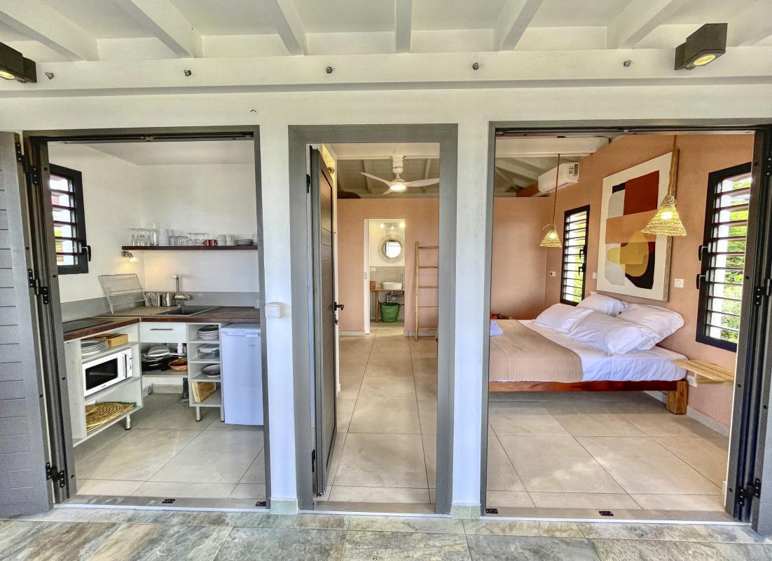 Location bungalow piscine Grand Bourg Marie Galante - Vue d'ensemble 