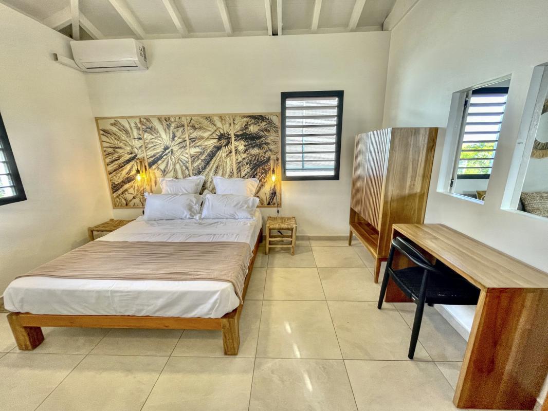 Location bungalow piscine Grand Bourg Marie Galante_ Chambre 1 