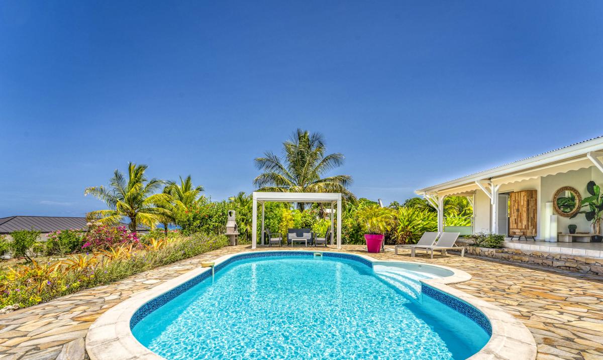 Location villa Grand Bourg Marie Galante_ Piscine 