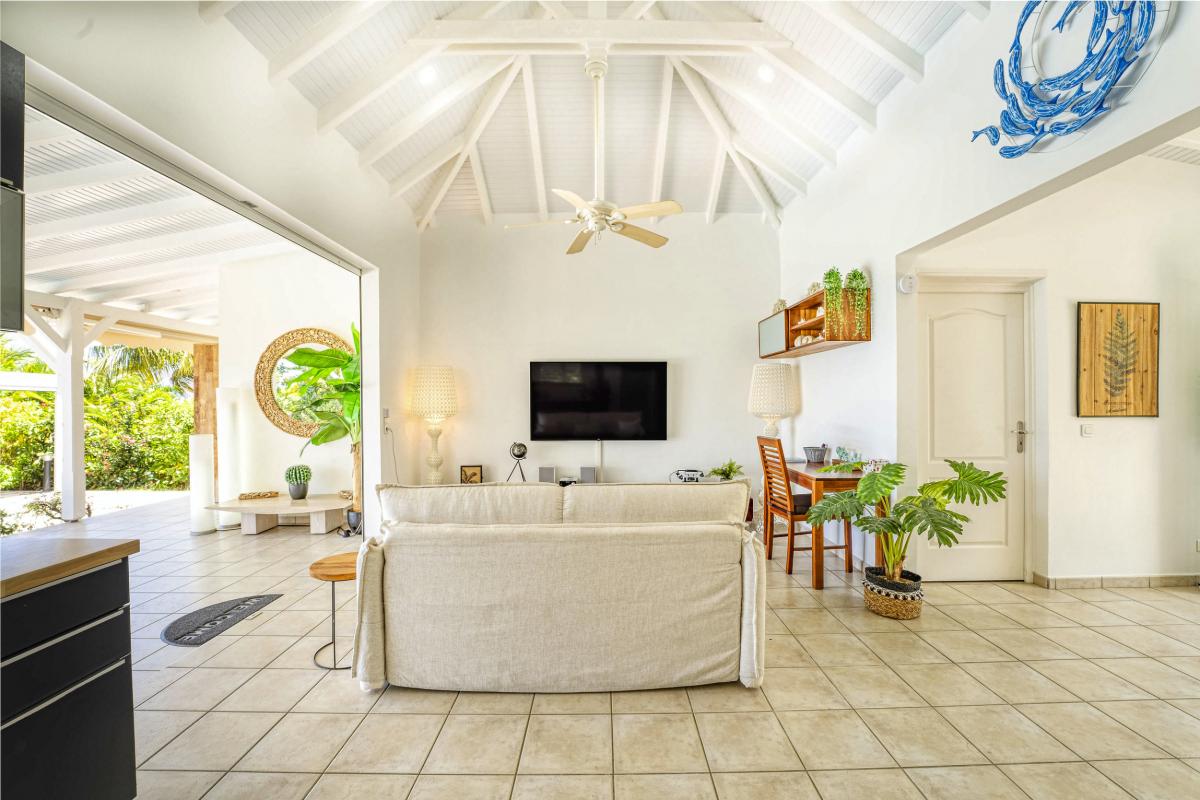 Location villa Grand Bourg Marie Galante_ Salon 