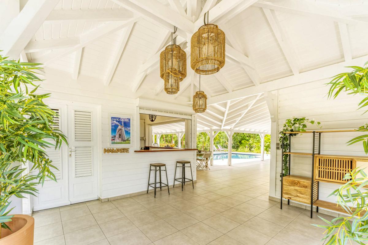 Location villa Grand Bourg Marie Galante_ Salon