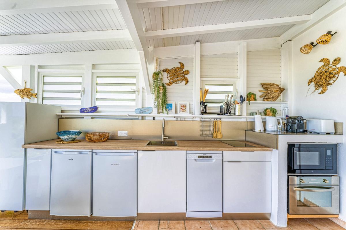 Location villa Grand Bourg Marie Galante_ Cuisine 