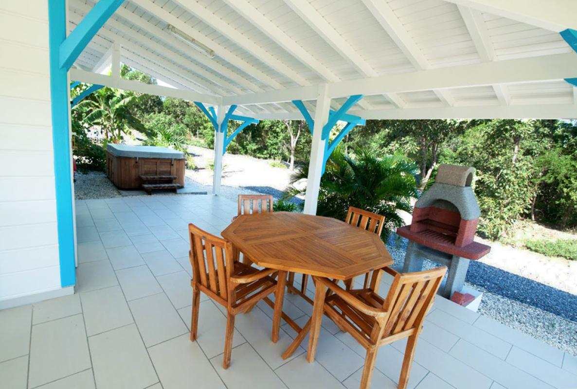 Charming villa in Marie Galante - the terrace