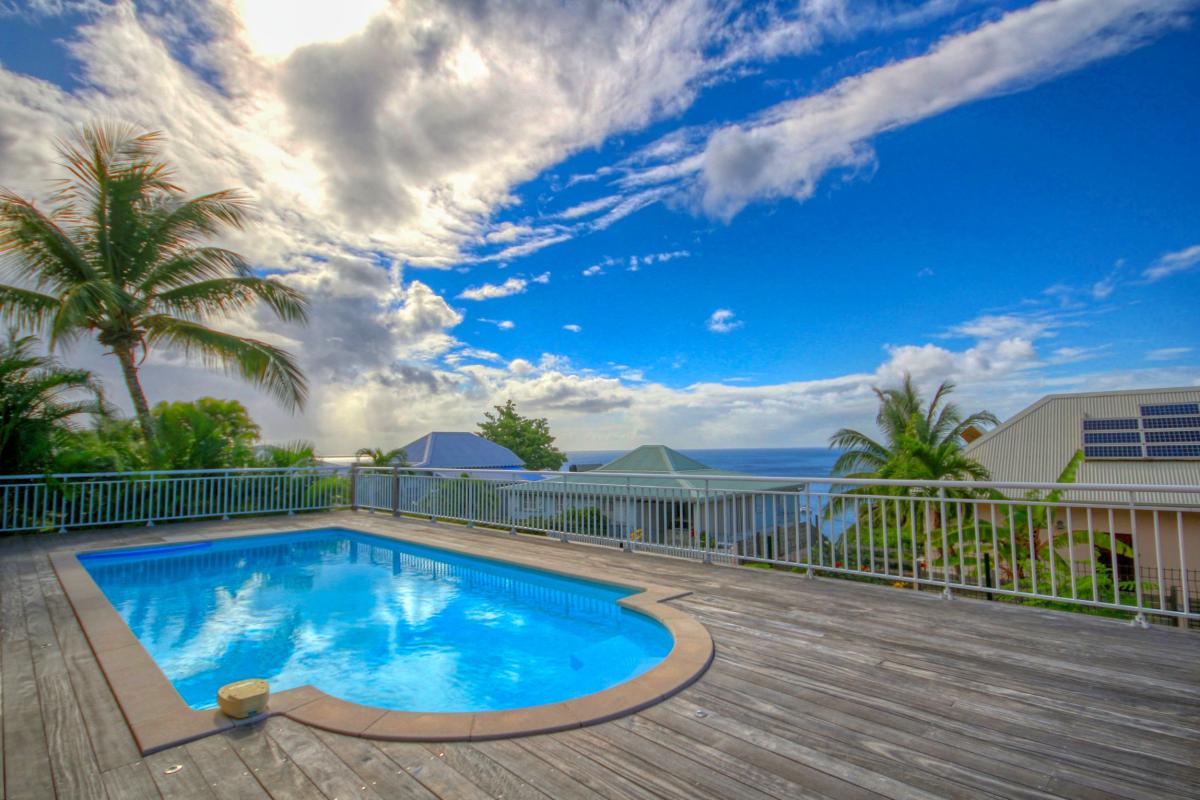 Location villa Martinique - Vue sur le bourg