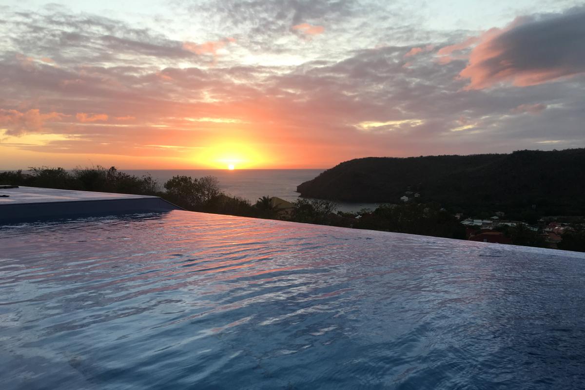 Location maison Martinique - Coucher soleil