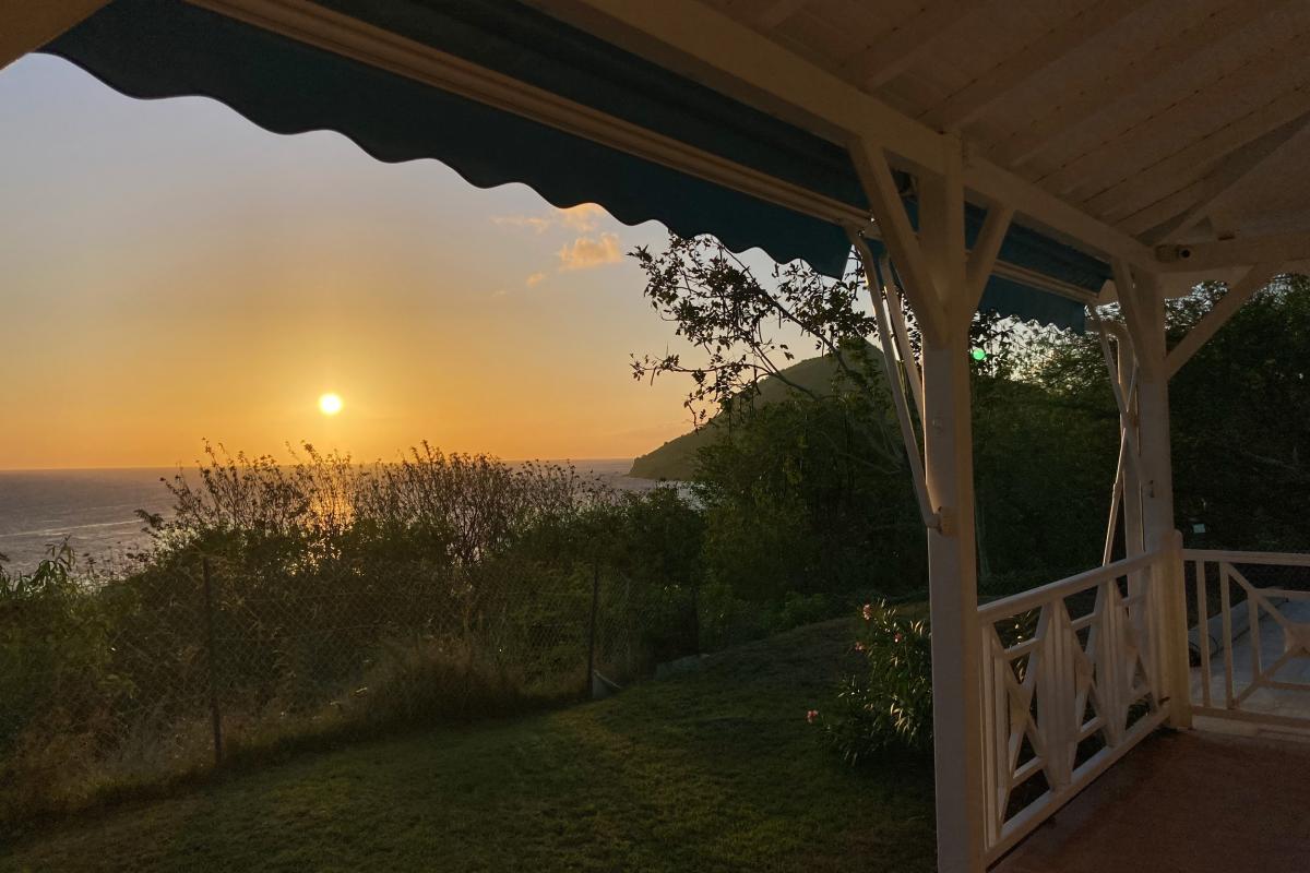 Coucher Soleil - location villa Martinique 8 personnes Anses Arlet