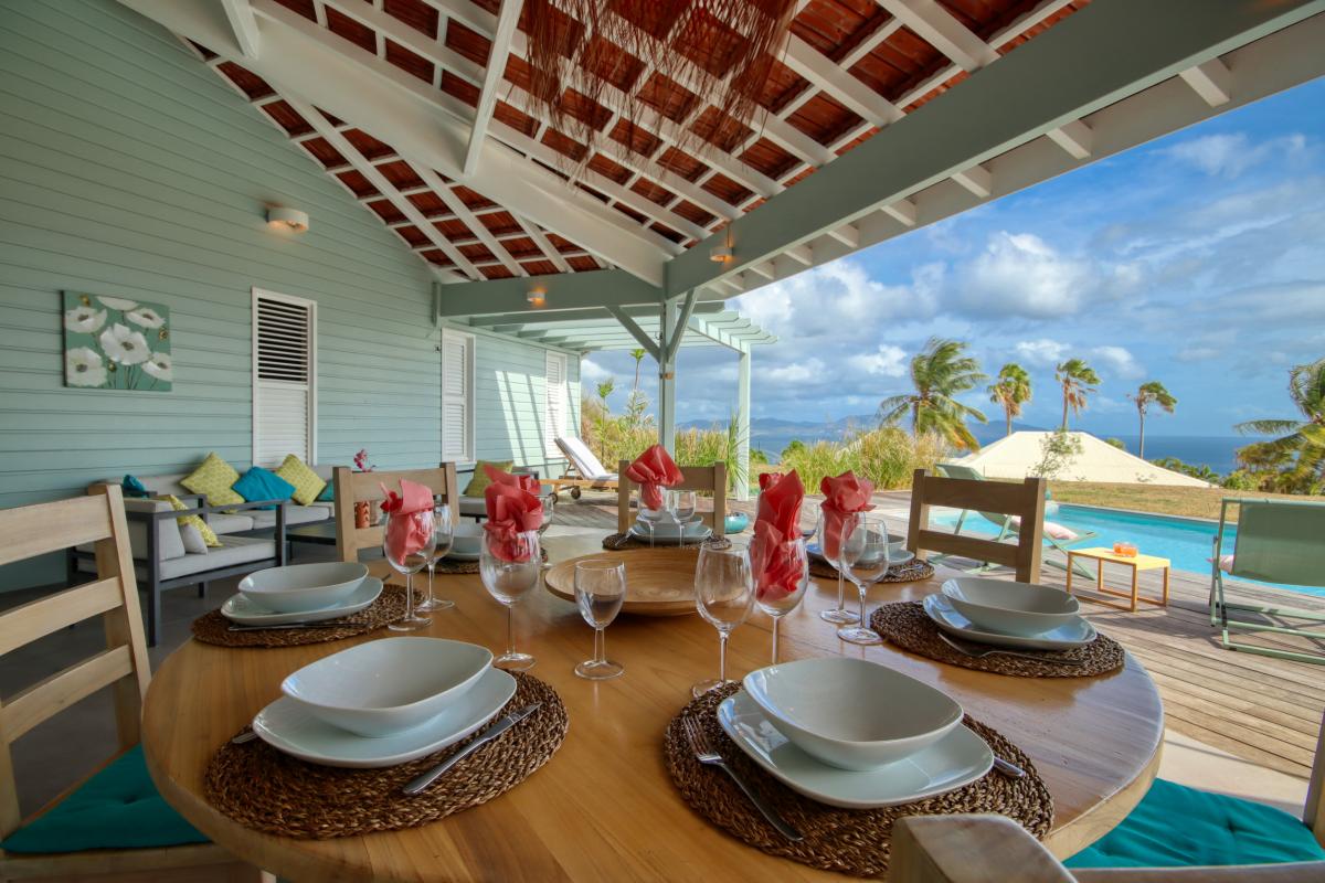 Location villa de luxe Case Pilote Martinique terrasse 2