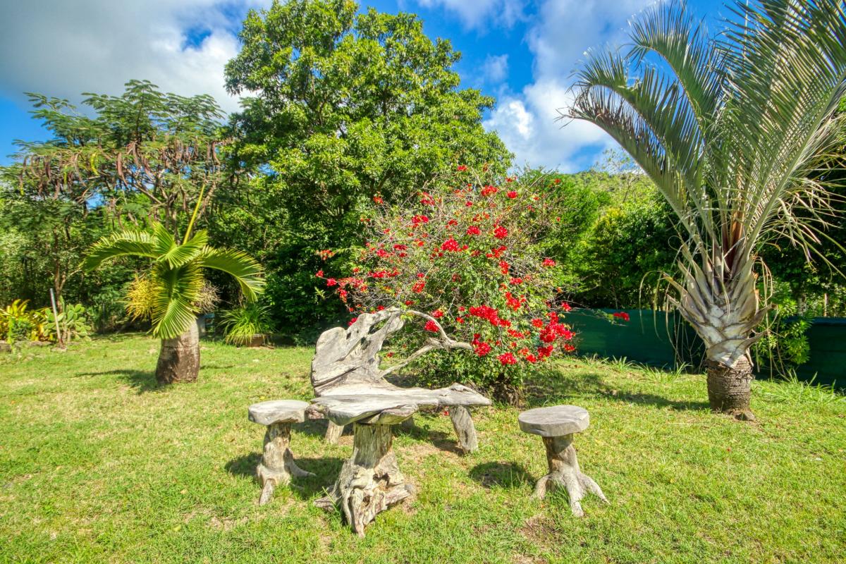 Location maison Martinique - déco extérieure