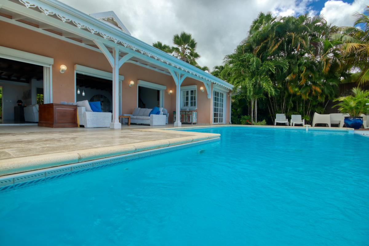 Location villa Martinique - Vue piscine 3