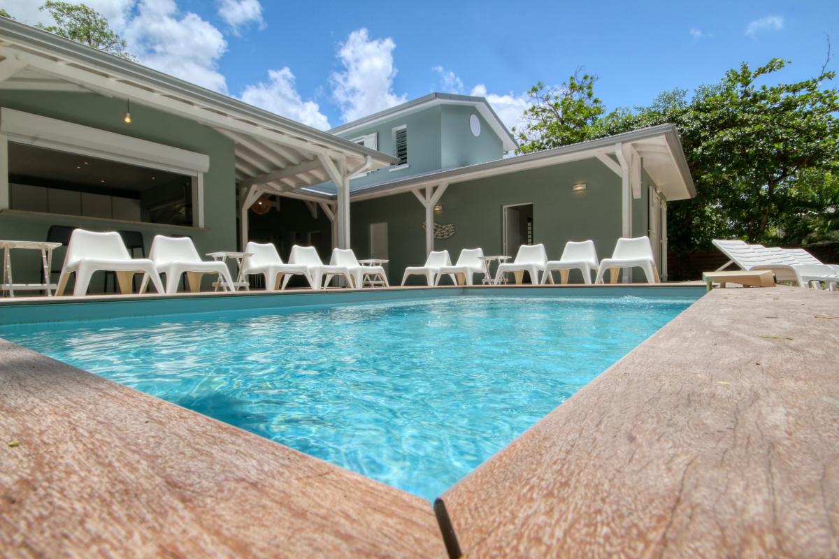 Villa sable et rocher - Garden on the beach