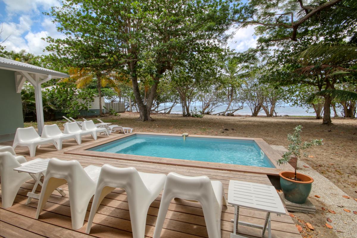 Maison de vacances Martinique - piscine vue mer