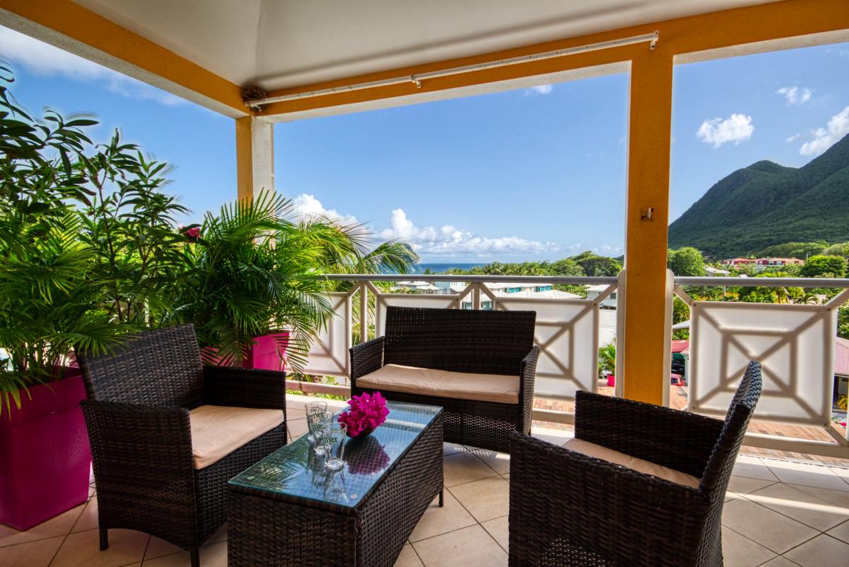 Location maison Martinique - Salon extérieur