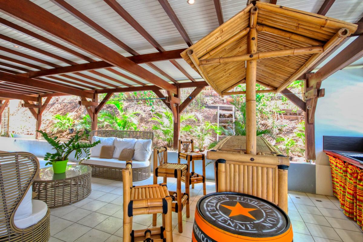 Location maison Martinique - Terrasse arriere cuisine2