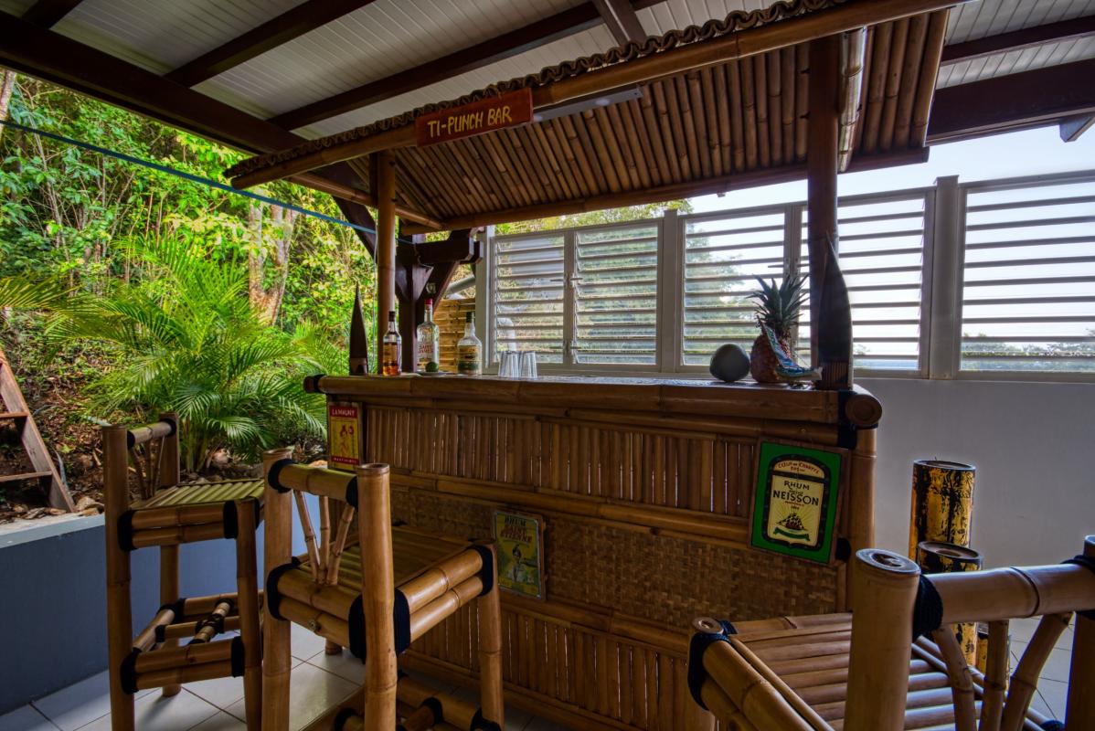 Maison Martinique - Bar terrasse arrière