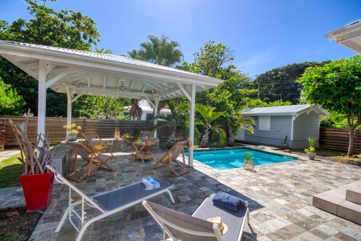 location villa martinique au diamant accès plage 