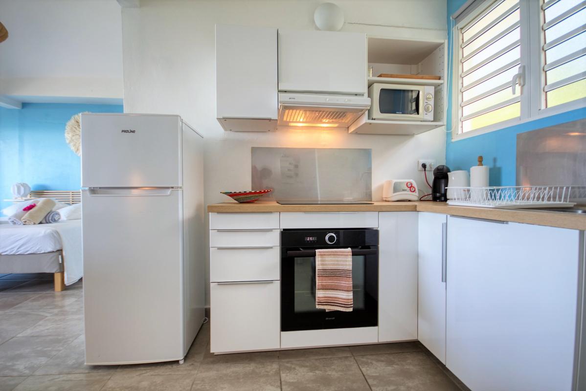 Location vacances Martinique - Studio vue mer le diamant - Cuisine